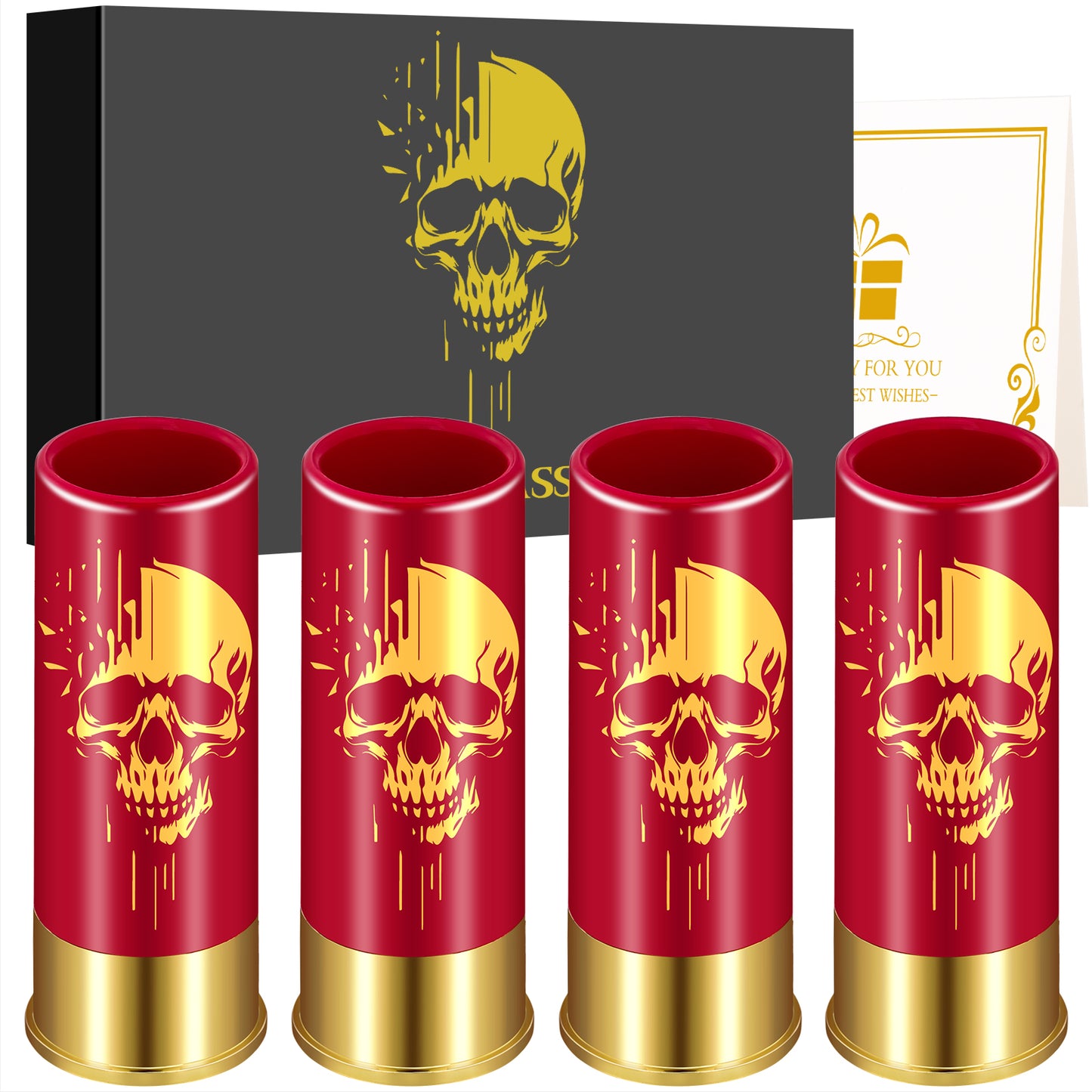 The Gunslinger's Loadout Shot Glasses
