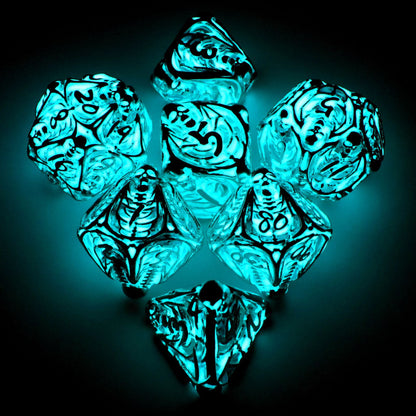 Luminous Skull Dice Set