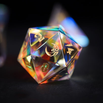 Simple Symphony Crystal Dice Set