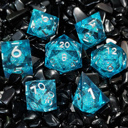 Iridescent Galaxy Dice Set