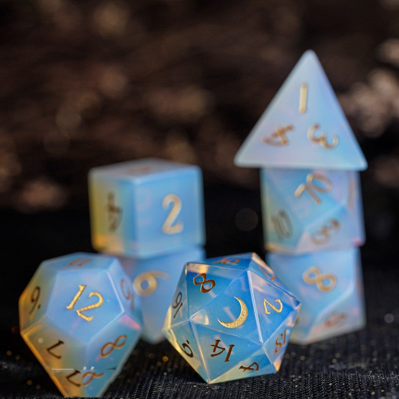 Opalite Dice Set