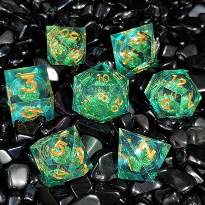 Iridescent Galaxy Dice Set