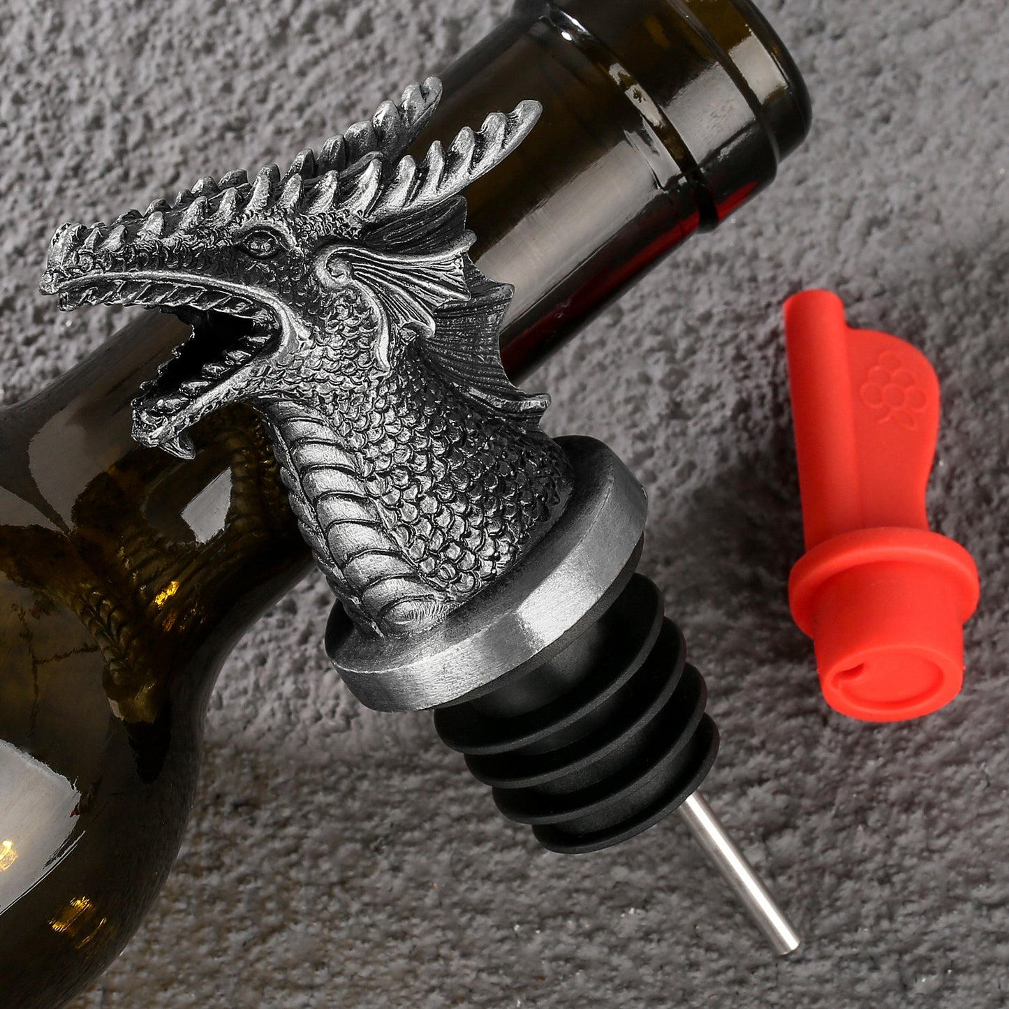 Dragon Head Alcohol Dispenser and Stopper