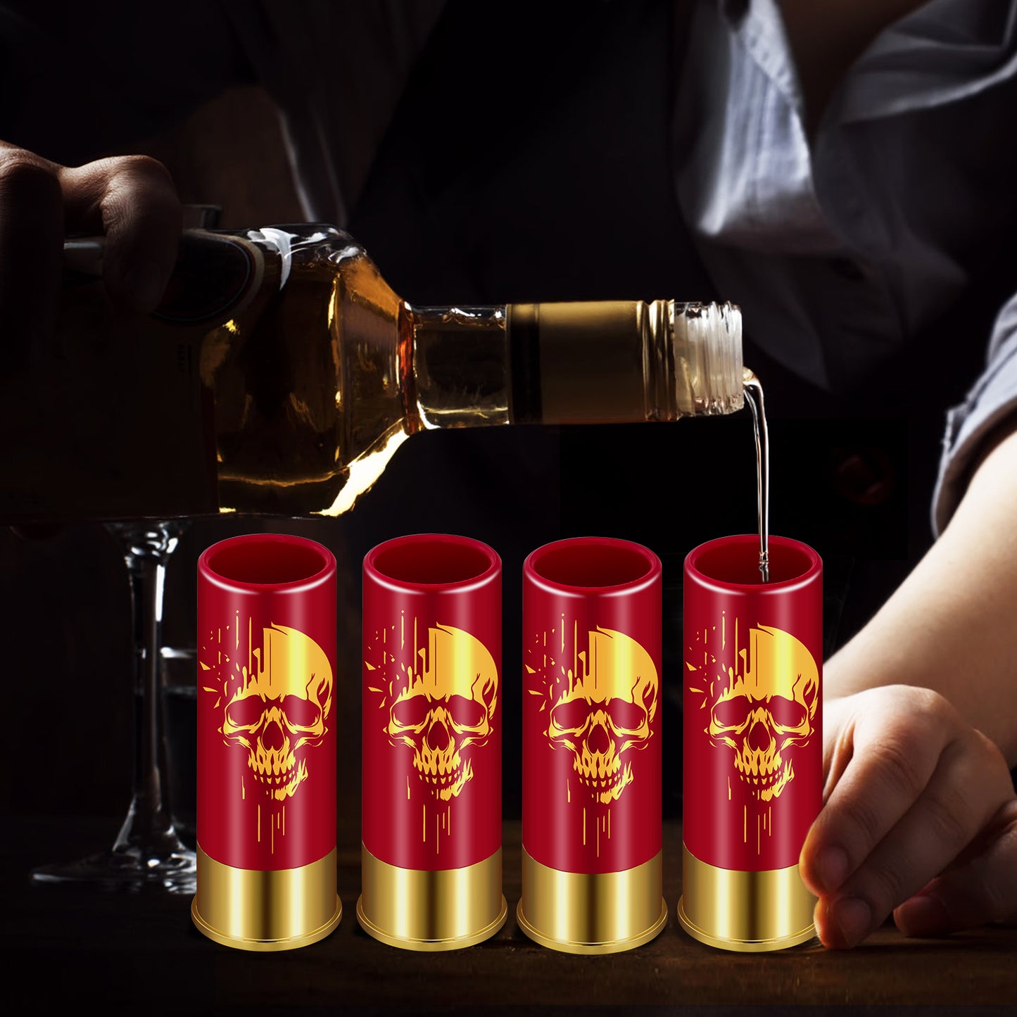 The Gunslinger's Loadout Shot Glasses
