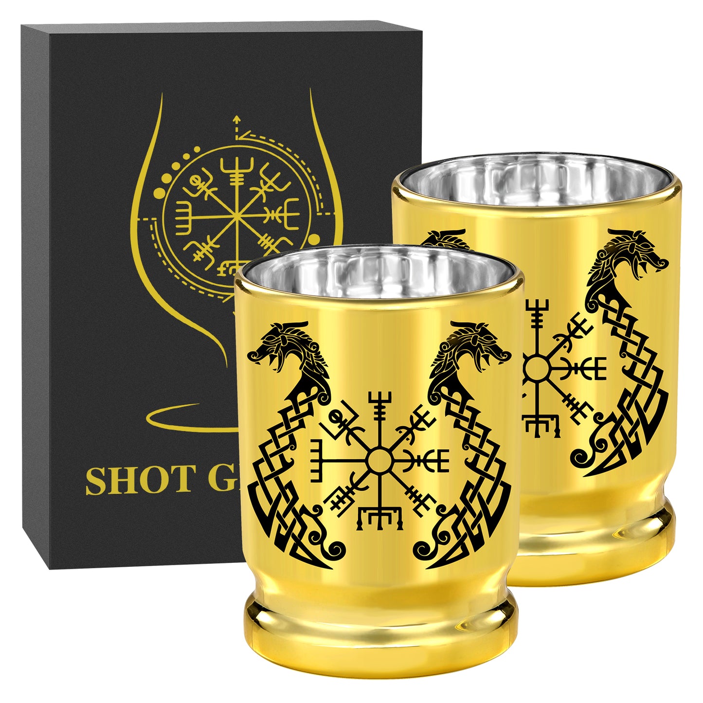 The Wayfinder's Dram Shot Glasses