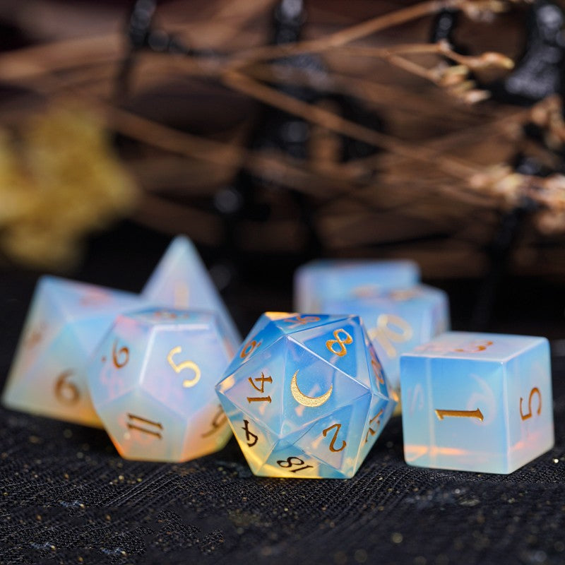 Opalite Dice Set
