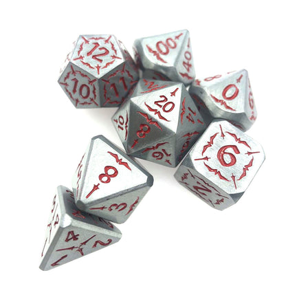 Brushed Metal Dice Set
