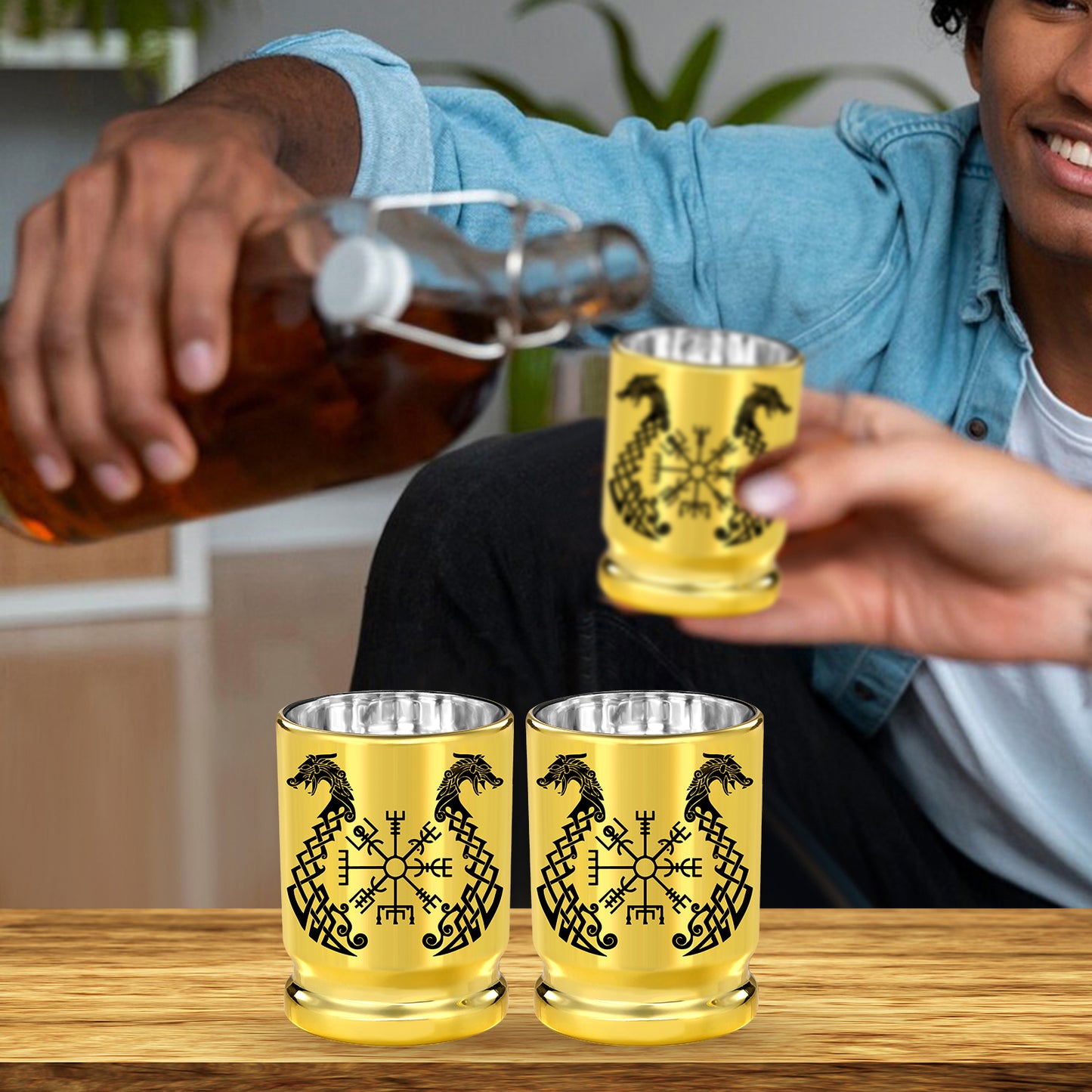 The Wayfinder's Dram Shot Glasses