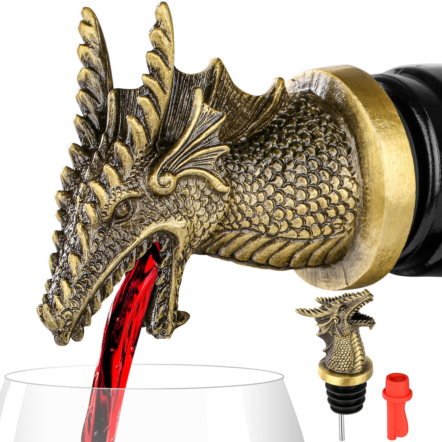 Dragon Head Alcohol Dispenser and Stopper