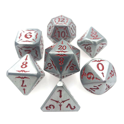 Brushed Metal Dice Set
