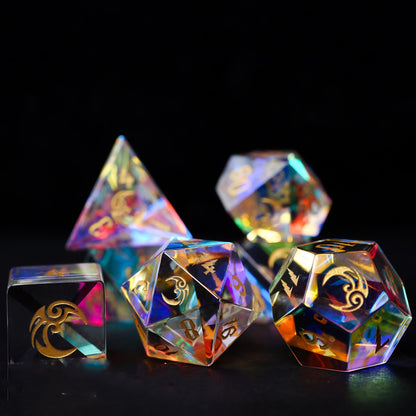 Simple Symphony Crystal Dice Set